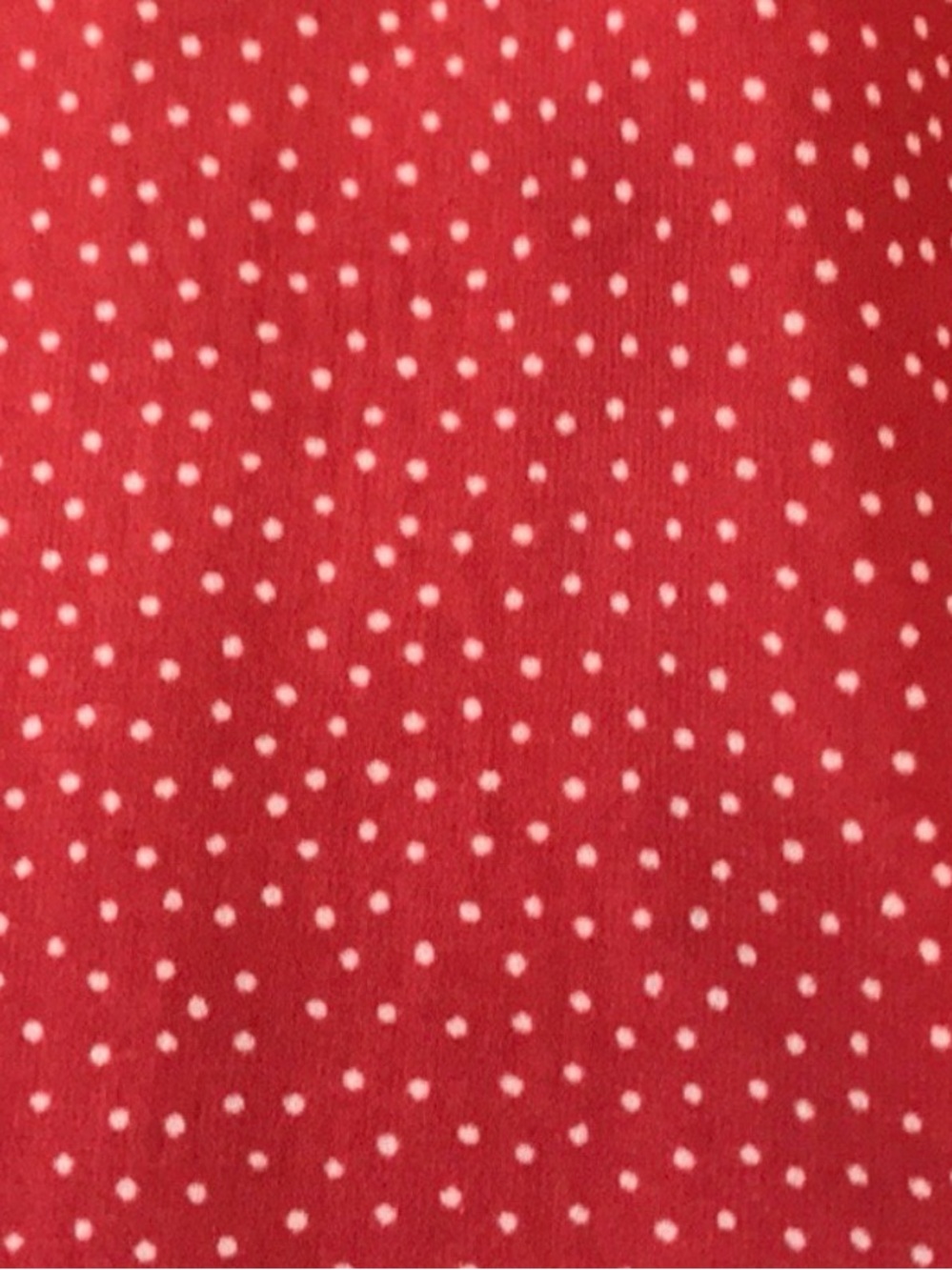 LOFT Outlet Sleeveless Mock Neck Blouse Polka Dot Shell Top Coral Red Medium - Picture 10 of 10